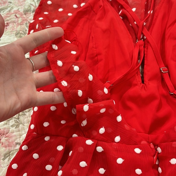 Polka Dot Romper - Picture 4 of 10